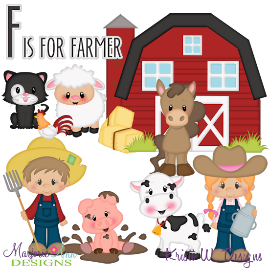 Occupation Alphabet-F- SVG Cutting Files Includes Clipart - Click Image to Close